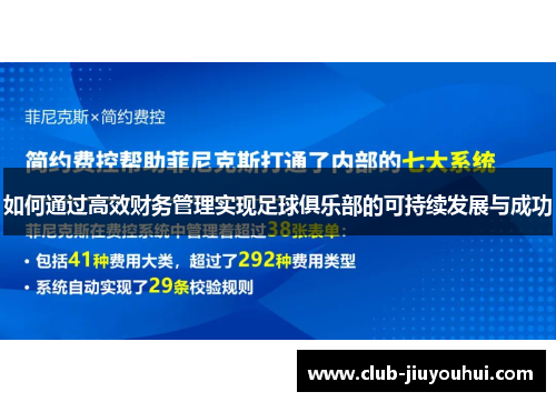 如何通过高效财务管理实现足球俱乐部的可持续发展与成功